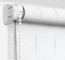 Рулонные шторы Мини - Флора белый