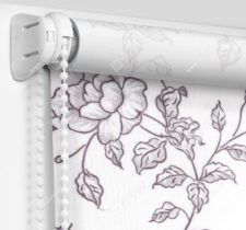 Рулонные шторы Мини - Китайская роза черный