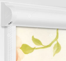 Рулонные кассетные шторы УНИ - Крымская роза розовый