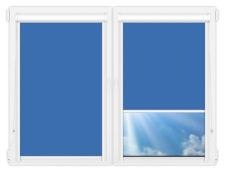 Рулонные кассетные шторы УНИ - Мюнхен-блэкаут-56