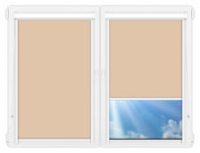 Рулонные кассетные шторы УНИ - Мюнхен-блэкаут-59