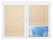 Рулонные кассетные шторы УНИ - Плато-аутумн