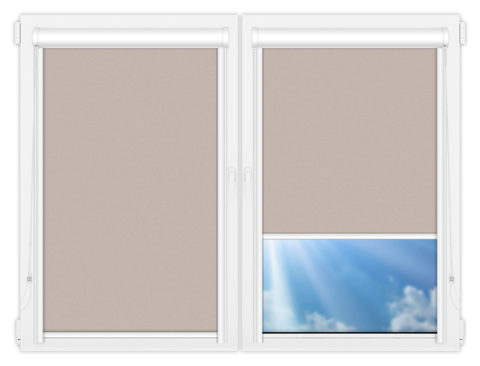 Рулонные кассетные шторы УНИ - Скрин-6