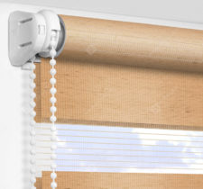 Рулонные шторы День-Ночь - Форли абрикосовый 1