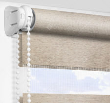 Рулонные шторы День-Ночь - Новара орех 1902