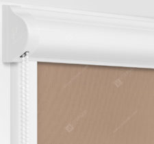 Рулонные кассетные шторы УНИ - Мадагаскар темно-бежевый