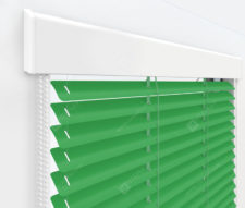 Жалюзи Изолайт 25 мм на пластиковые окна - цвет чистый зеленый