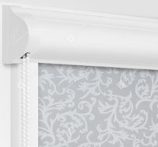 Рулонные кассетные шторы УНИ - Фрост серый