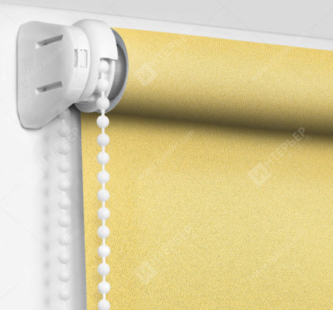 Рулонные шторы Мини - Куба желтый