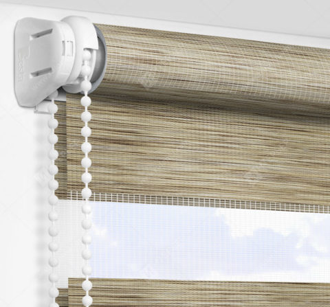 Рулонные шторы День-Ночь - Альто темно-бежевый 2704