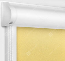 Рулонные кассетные шторы УНИ - Куба желтый