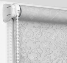 Рулонные шторы Мини - Палау серебро