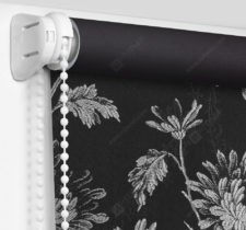 Рулонные шторы Мини - Сиена черно-серый