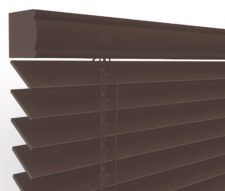 Деревянные жалюзи 50 мм, цвет шоколадный 50K-61