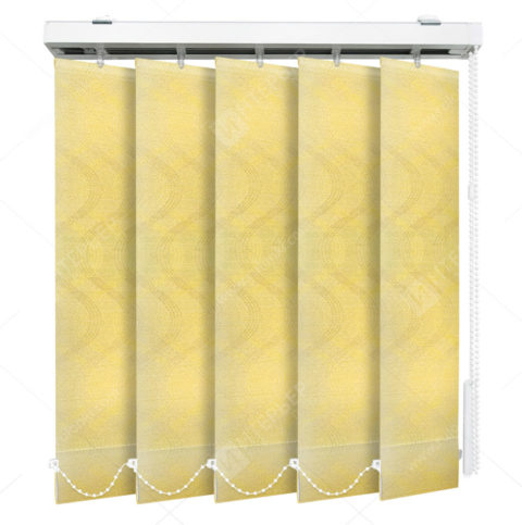 Вертикальные тканевые жалюзи Офелия золото