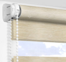 Рулонные шторы День-Ночь - Бергамо песочный