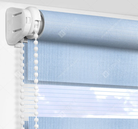 Рулонные шторы День-Ночь - Делия нежно-голубой