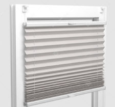 Шторы Плиссе - Аскона кремовый на пластиковые окна