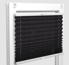 Шторы Плиссе - Корсика темно-коричневый на пластиковые окна