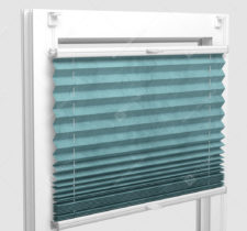 Шторы Плиссе - Краш мятный на пластиковые окна