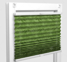 Шторы Плиссе - Самоа салатовый на пластиковые окна