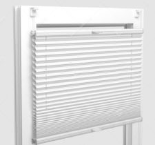 Шторы Плиссе - Тренто белый на пластиковые окна