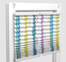 Шторы Плиссе - Васто голубой на пластиковые окна