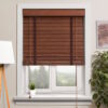 Деревянные жалюзи 50 мм, цвет 43 Махагон